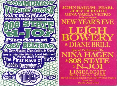 Nitrorush, Limelight, New York, New Years Eve
