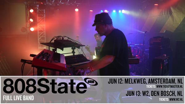 808 State performing "90", Melkweg, Amsterdam, The Netherlands - 13 June 2015
